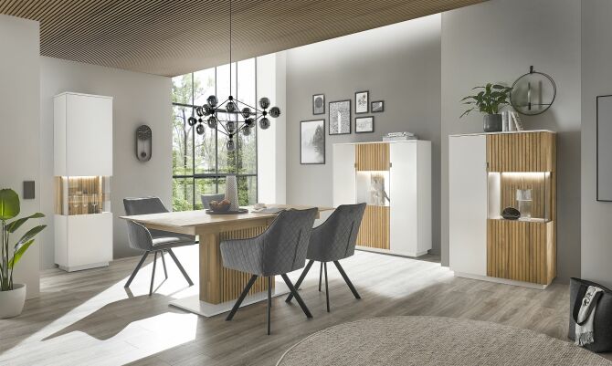 Nbytok do obvacej izby FELINO wg "dining room"_ prrodn dub/lak