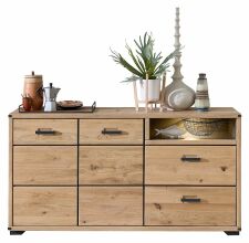 Nbytek do obvacho pokoje a jdelny GAMMA_ sideboard 1X 15 HH 20_ rozmry /v/h_ 170/90/43 cm_ eln pohled_ vetn LED osvtlen_ foto s dekoracemi_ obr. 7