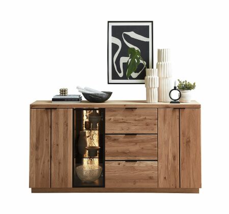 Nbytek do obvacho pokoje ARCANA_ sideboard 42 B9 HH 20_ rozmry /v/h_ 180/93/48 cm_ eln pohled_ foto s dekorac_ voliteln LED osvtlen_ obr. 8