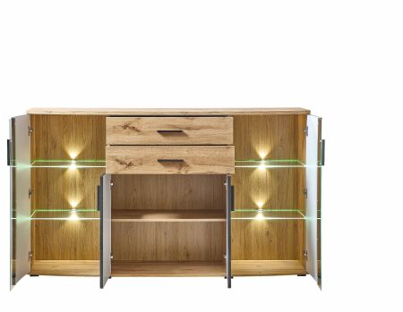 Nbytek do obvacho pokoje GISELLE I._ sideboard 10 Q3 HS 21_  rozmry /v/h_ 175/102/42 cm_ oteven_ vetn LED osvtlen_ obr. 14