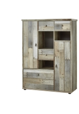 Nbytek do obvacho pokoje PROVENCE_ highboard 10 D0 DD 22_ rozmry /v/h_ 99/133/39 cm_ obr. 9