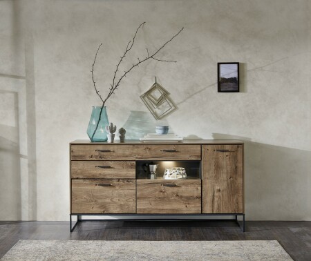 Nbytek do obvacho pokoje RICHMOND_ sideboard 4T 23 VV 23_ rozmry /v/h_ 175/91/48 cm_ foto s dekorac_ voliteln LED osvtlen_ obr. 7