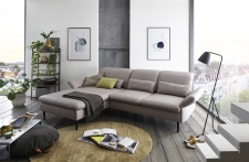 Sedac souprava SENSO 1037_sestava  Longchair MAXI s podrukou vlevo - 2,5sed s podrukou vpravo_ v ki Softline light grey_ obr. 16