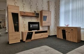 Obvacia stena + sideboard RONDO - zava 50%